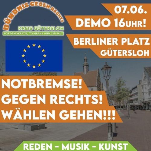 Sei dabei! Am 07.06 um 16 Uhr auf dem Berliner Platz die Notbremse ziehen! 🆘